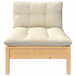 VidaXL 806682 banc de jardin Bois, Tissu, Polyester