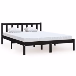 VidaXL 810066, Noir, 1455 mm, 195,5 cm, 695 mm, 1400 x 1900 mm, 1 pièce(s)