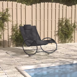 Cette chaise longue tendance est un choix idéal pour passer un après-midi de détente dans le jardin, sur le patio ou au bord  ...