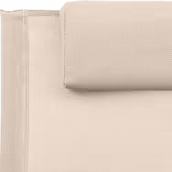 VidaXL 317585 chaise d'extérieur Terrace Siège rembourré Acier, Textile Crème - Vue supplémentaire 6