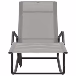 VidaXL 317592 chaise d'extérieur Linge Siège rembourré Acier, Textile Gris