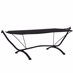 VidaXL 317599 lit d'extérieur Noir - Vue supplémentaire 5