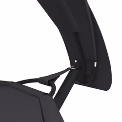 VidaXL 317599 lit d'extérieur Noir - Vue supplémentaire 6