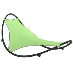 VidaXL 317606 chaise d'extérieur Linge Siège rembourré Acier, Textile Vert