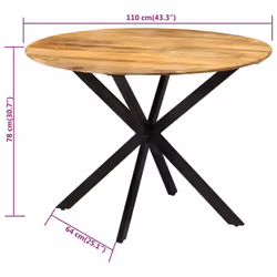 VidaXL 338454 table de cuisine et de salle à manger - Vue supplémentaire 6
