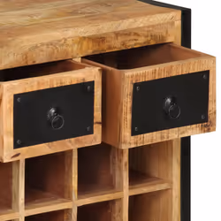 VidaXL 338464 porte-bouteilles Bois - Vue supplémentaire 6