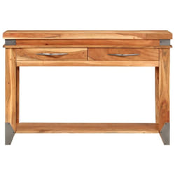 Vidaxl - Table console 110x34x74 cm Bois d'acacia massif