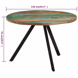 VidaXL 338477 table de cuisine et de salle à manger - Vue supplémentaire 7