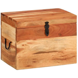 Vidaxl - Boîte de rangement 39x28x31 cm Bois massif d'acacia