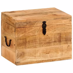 Cette boîte de rangement en bois de style antique, un accessoire de vie intemporel pour votre maison, apporte de l'espace de ...