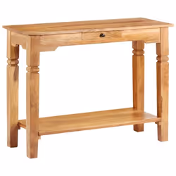 vidaXL Table console 100x40x76 cm Bois d'acacia massif - TU