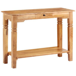 vidaXL Table console 100x40x76 cm Bois d'acacia massif - TU