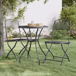 VidaXL 317338 chaise d'extérieur Terrace Métal Anthracite