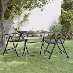 VidaXL 317345 table de jardin Anthracite