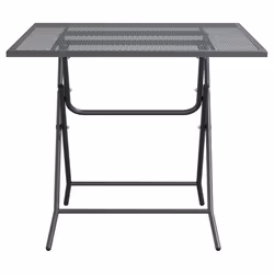 VidaXL 317345 table de jardin Anthracite