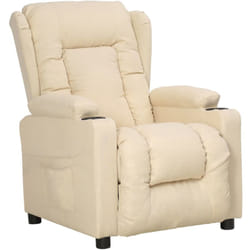 Vidaxl - Fauteuil inclinable Crème Tissu