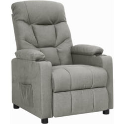 Vidaxl - Fauteuil inclinable Gris clair Tissu