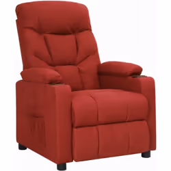 Asseyez-vous et détendez-vous dans ce fauteuil inclinable très confortable ! Fonction d'inclinaison manuelle : le fauteuil in ...