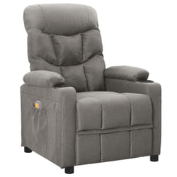 VidaXL 339092 Fauteuil massant électrique Gris