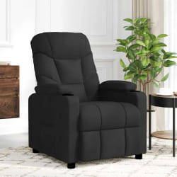 vidaXL Fauteuil de massage Noir