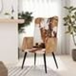 vidaXL Salon de jardin 7 pcs Bois de pin massif Blanc - TU