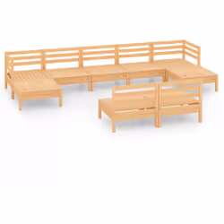 Cet ensemble de salon de jardin en bois est un choix idéal pour vous détendre, profiter du beau temps, faire une sieste ou di ...