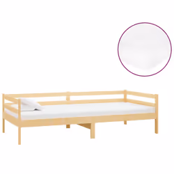VidaXL 3083564, lit sofa, mousse, Bois de pin, 2040 mm, 980 mm, 570 mm