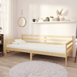 vidaXL Lit de repos 90x200 cm - Bois de pin massif