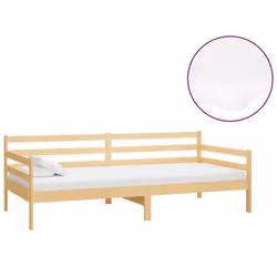 VidaXL 3083589, lit sofa, mousse, Bois de pin, 2040 mm, 980 mm, 700 mm