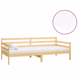 VidaXL 3083599, lit sofa, mousse, Bois de pin, 2040 mm, 980 mm, 700 mm