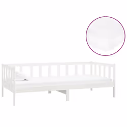 VidaXL 3083610, lit sofa, mousse, Bois de pin, 2030 mm, 980 mm, 660 mm