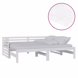 VidaXL 3083670, lit sofa, mousse, Bois de pin, 2035 mm, 980 mm, 685 mm