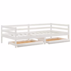 VidaXL 3083675, lit sofa, Blanc, Bois de pin, 2040 mm, 980 mm, 570 mm