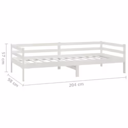VidaXL 3083675 canapé lit sofa Blanc - Vue supplémentaire 7