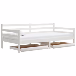 VidaXL 3083680, lit sofa, Blanc, Bois de pin, 2040 mm, 980 mm, 700 mm