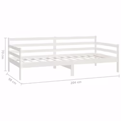 VidaXL 3083680 canapé lit sofa Blanc - Vue supplémentaire 7