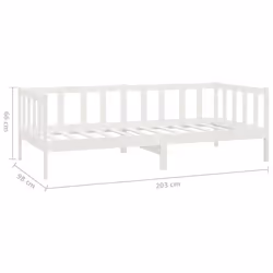 VidaXL 3083685 canapé lit sofa Blanc - Vue supplémentaire 7