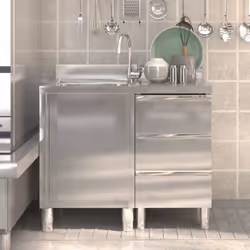 Si vous souhaitez conserver vos fournitures de cuisine, l'armoire de cuisine commerciale est un choix parfait pour vous. Elle ...