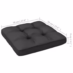 VidaXL 3083723 banc de jardin Bois, Tissu, Polyester - Vue supplémentaire 8