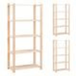 vidaXL Tabourets de rangement pliables lot de 2 taupe faux lin - TU
