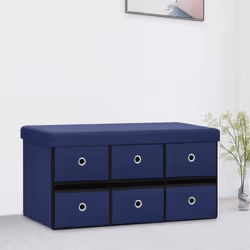 Ce banc de rangement polyvalent et doux a un design confortable qui conviendra à toute décoration intérieure. Il peut égaleme ...