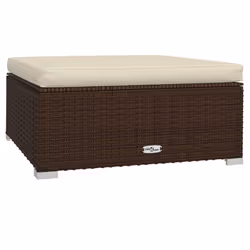 VidaXL 317503, Marron, Rotin, Plastique, Adultes et enfants, 6 cm, 70 cm, 70 cm