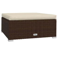 VidaXL 317503 banc de jardin Rotin, Plastique