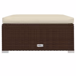 VidaXL 317503 banc de jardin Rotin, Plastique