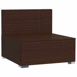 VidaXL 317504 banc de jardin Rotin, Plastique