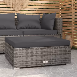 VidaXL 317514 banc de jardin Rotin, Plastique