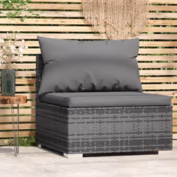 VidaXL 317515 banc de jardin Rotin, Plastique