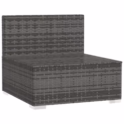 VidaXL 317515 banc de jardin Rotin, Plastique