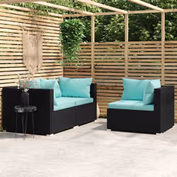 VidaXL 317538 banc de jardin Rotin, Plastique