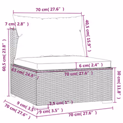 VidaXL 317540 ensemble de meubles de jardin - Vue supplémentaire 7